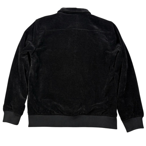 Civil Society Men's Black Stinger Velvet Flight Jacket in Black| Size L - Picture 8 of 12